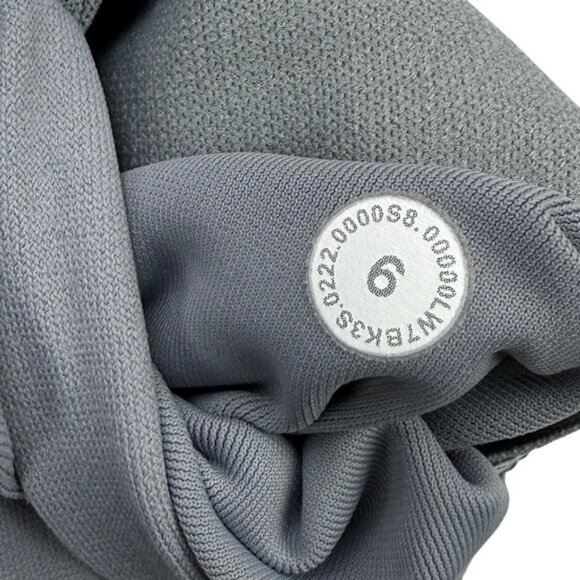 LULULEMON SenseKnit Running High-Rise Short 10" Size 6 Rhino Grey - Picture 8 of 10